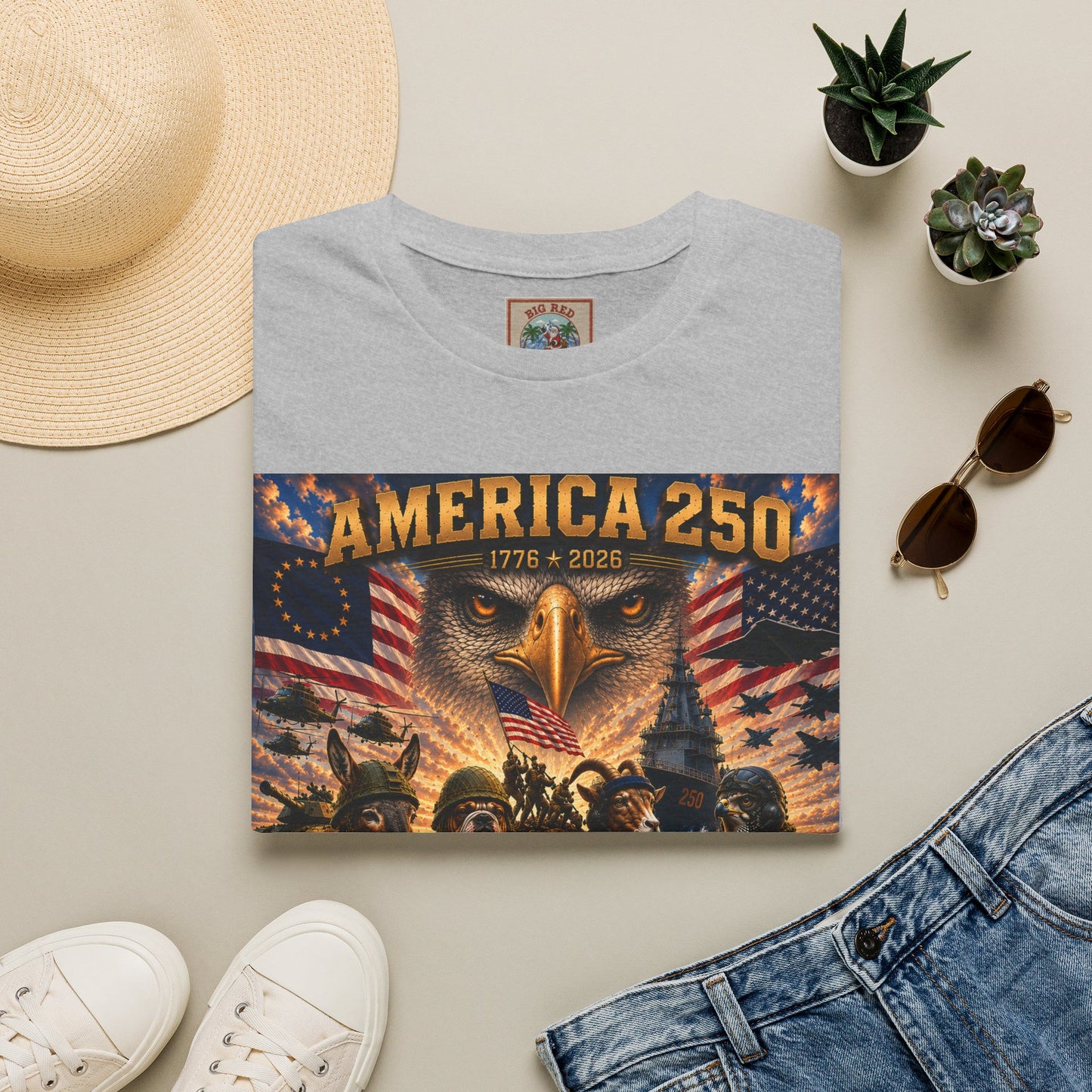 America 250 Eagle Tee — 250 Years Patriotic USA Independence Anniversary T-Shirt