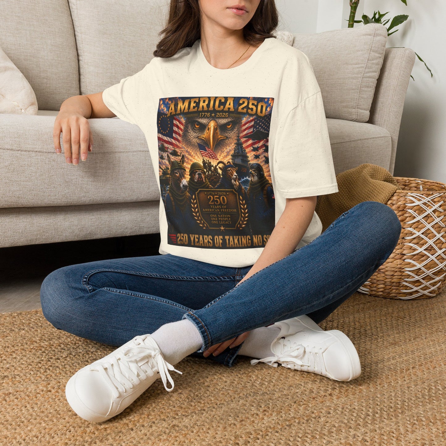 America 250 Eagle Tee — 250 Years Patriotic USA Independence Anniversary T-Shirt