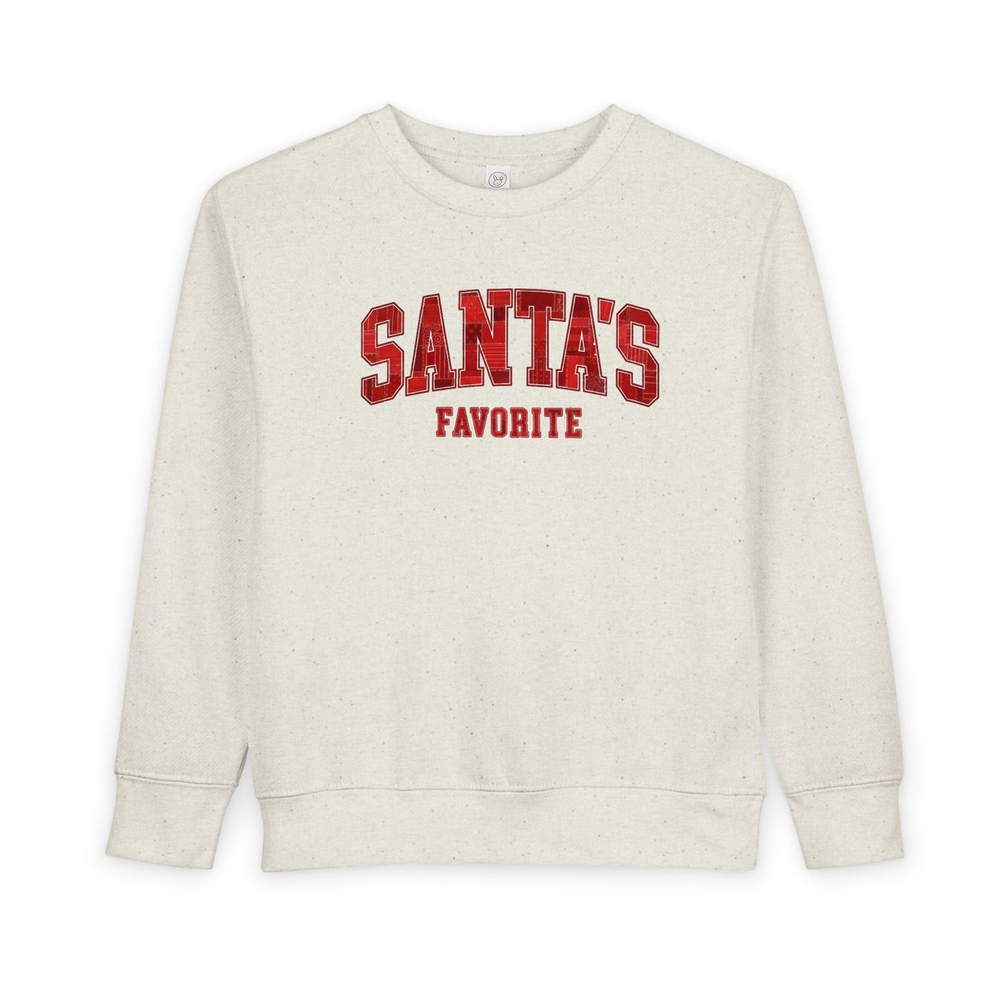 Santa's Favorite Toddler Sweatshirt | Kids Christmas Holiday Top