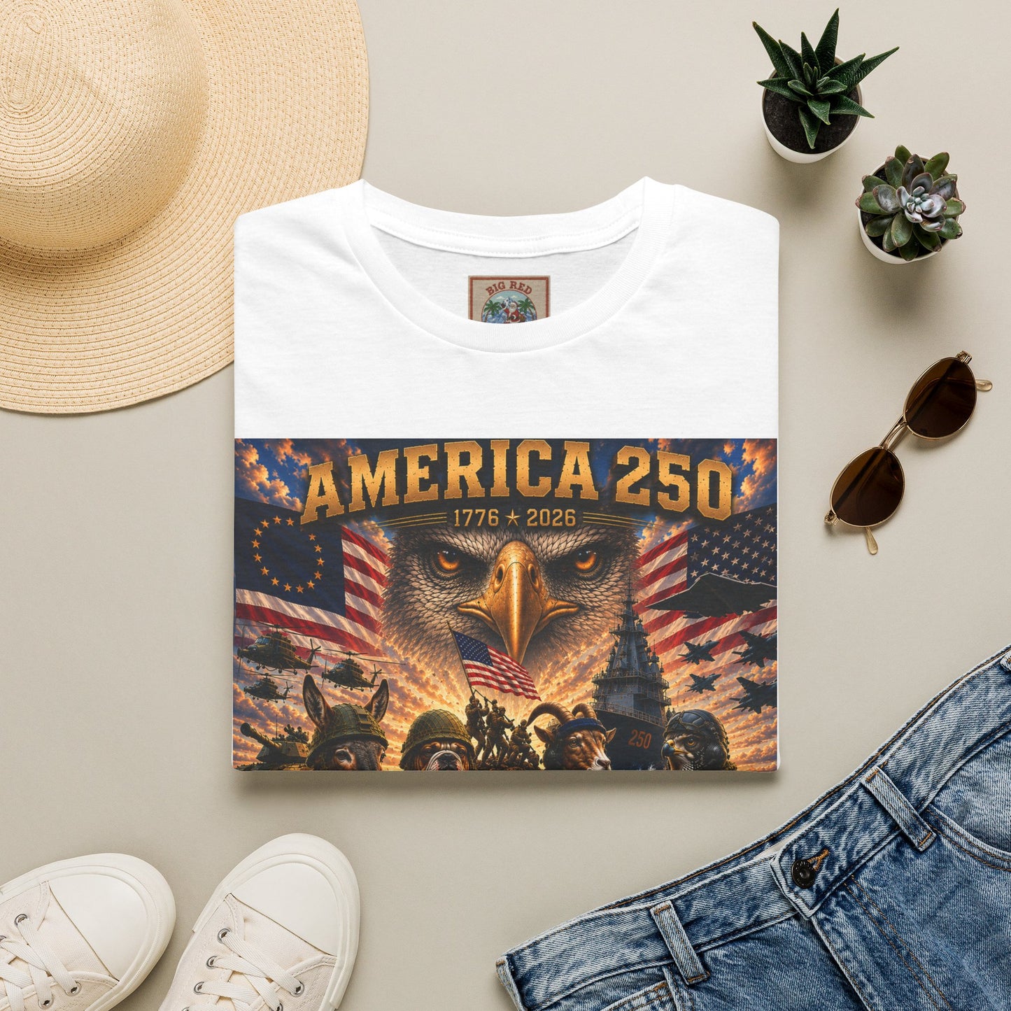 America 250 Eagle Tee — 250 Years Patriotic USA Independence Anniversary T-Shirt