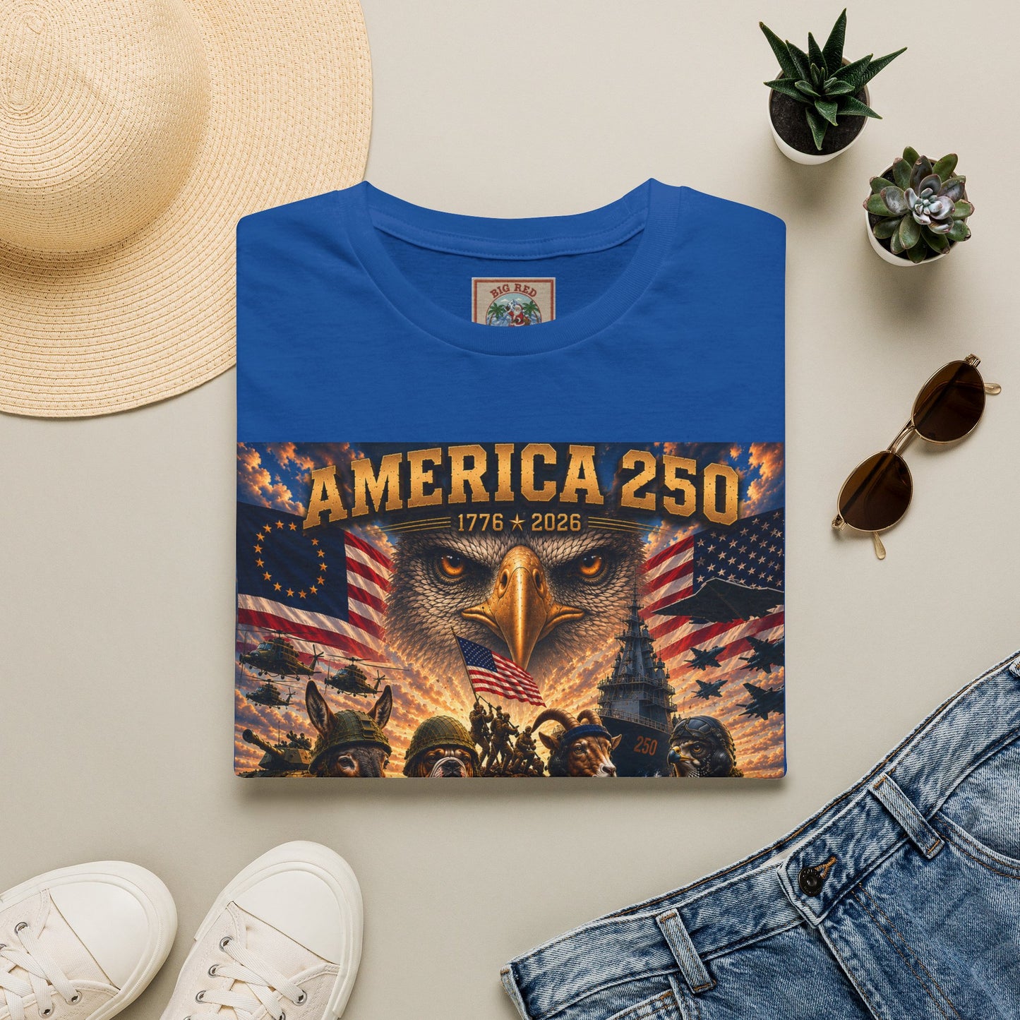 America 250 Eagle Tee — 250 Years Patriotic USA Independence Anniversary T-Shirt