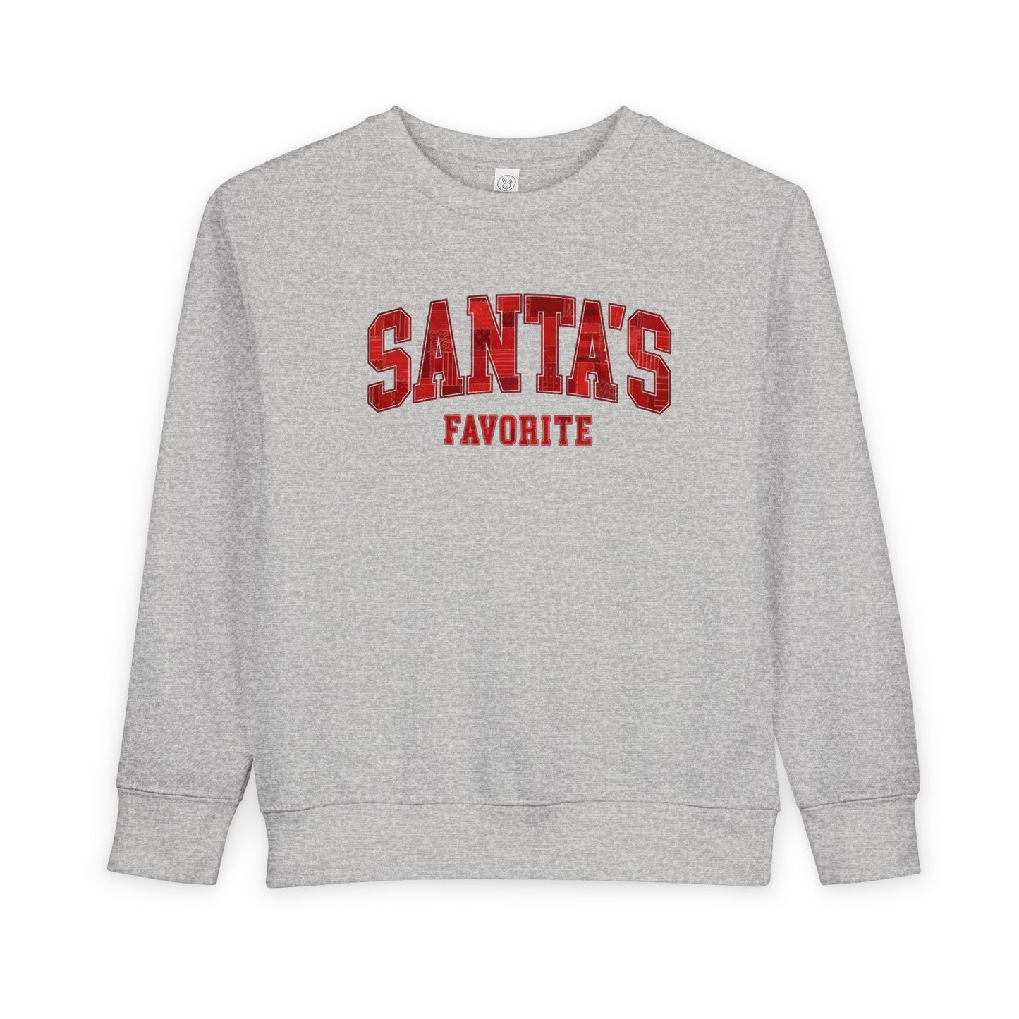 Santa's Favorite Toddler Sweatshirt | Kids Christmas Holiday Top