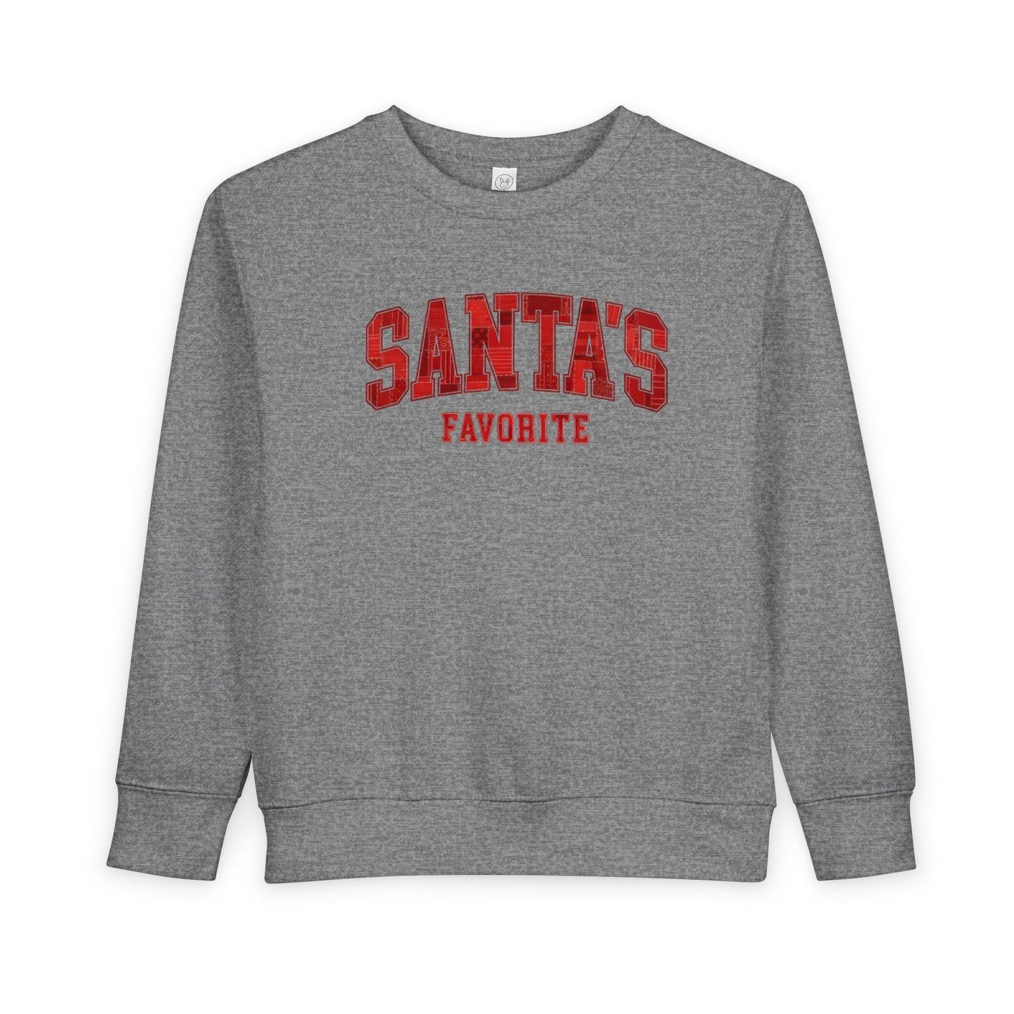 Santa's Favorite Toddler Sweatshirt | Kids Christmas Holiday Top