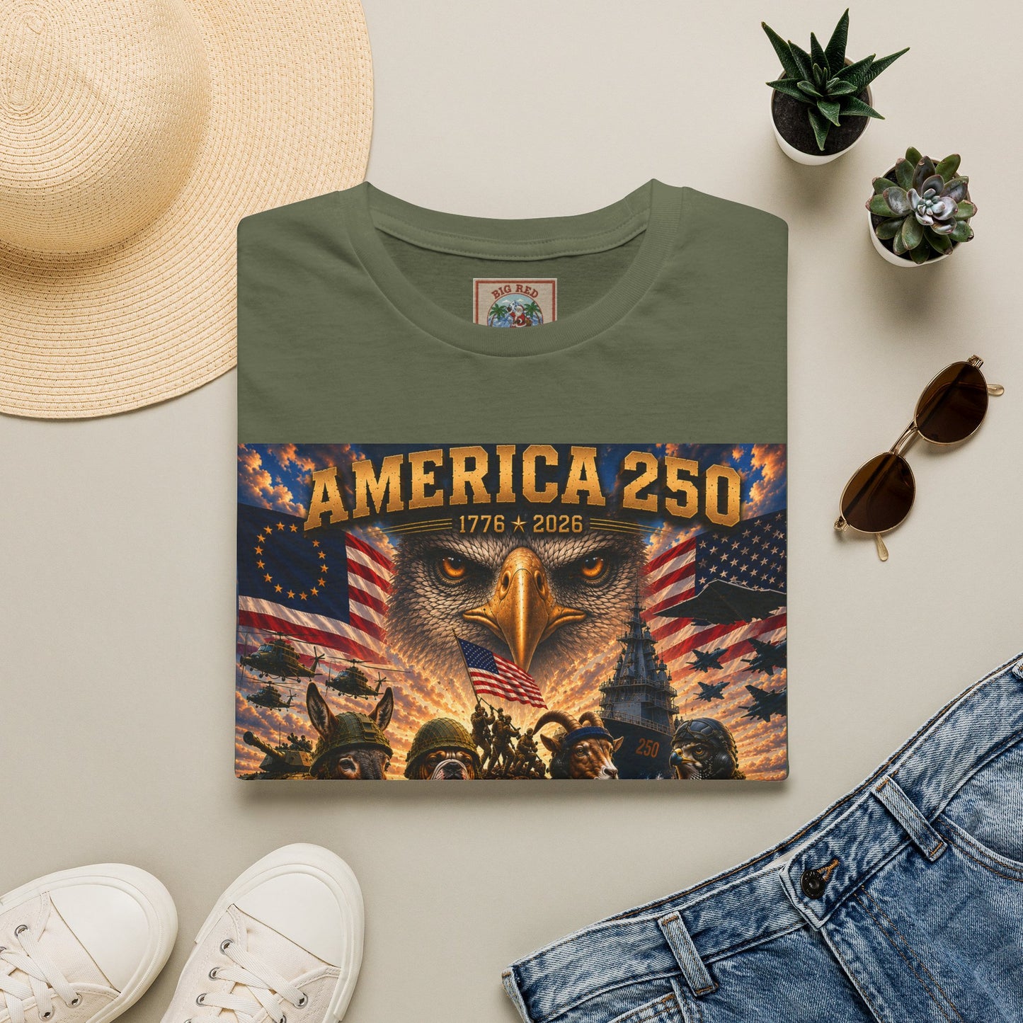 America 250 Eagle Tee — 250 Years Patriotic USA Independence Anniversary T-Shirt