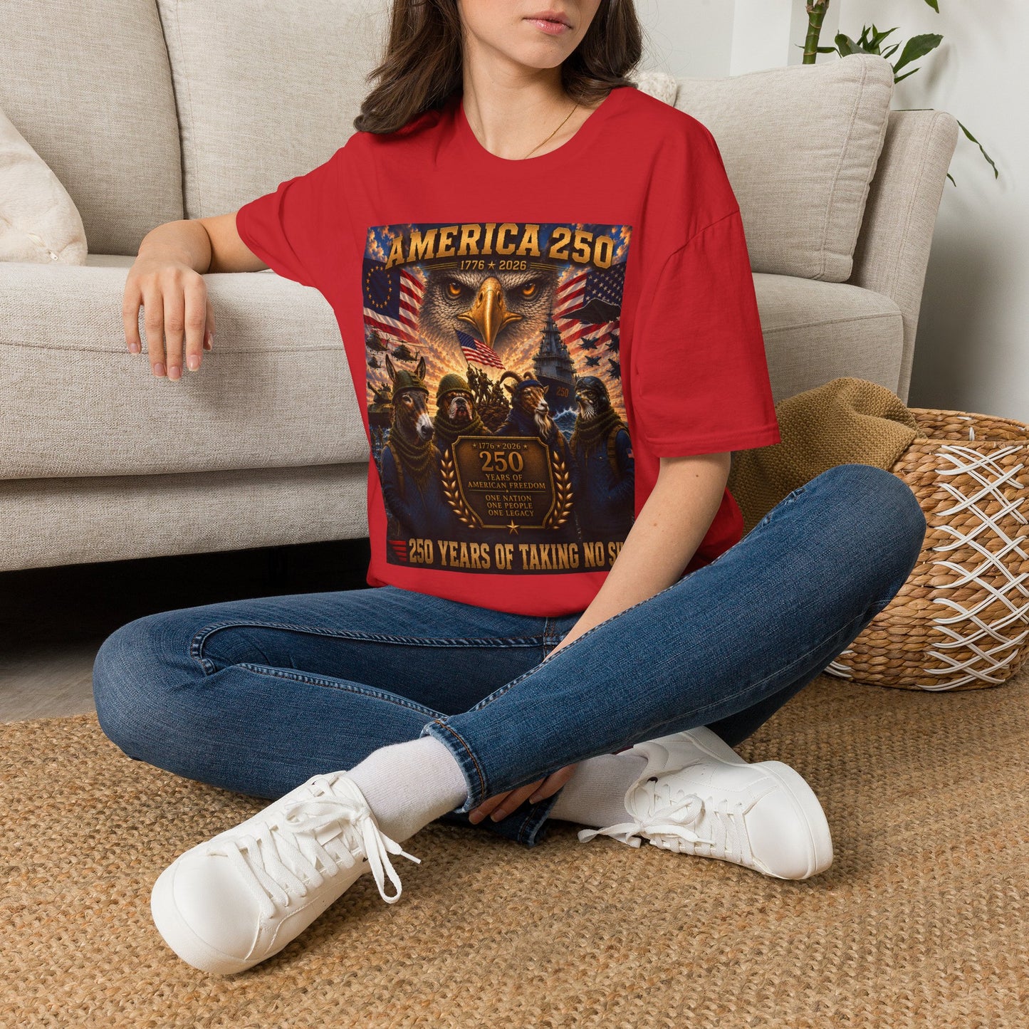 America 250 Eagle Tee — 250 Years Patriotic USA Independence Anniversary T-Shirt